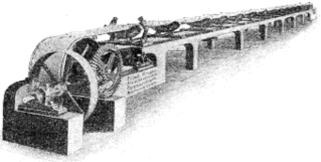 First Steam-Operated Belt