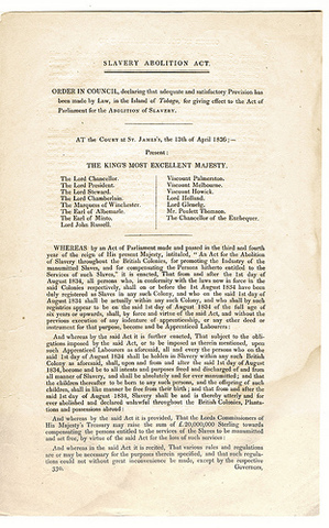 Slavery Abolition Act