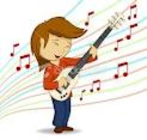 Cuando yo tenía diez y seis años, yo tocaba la guitara, yo enseñaba a mi hermana como hacer matemáticas, y yo vendía zapatos para una tienda.