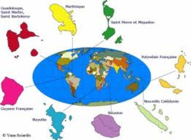 France Gains Many Overseas Colonies