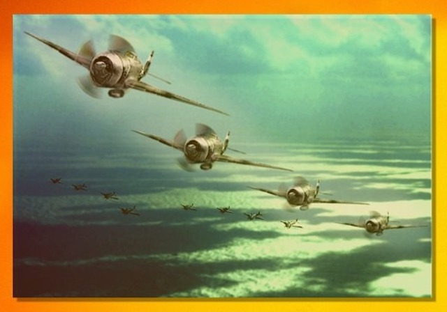 North Amsterdam is bombed