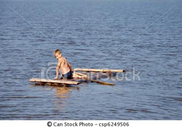 phillip is on a raft with timothy, a ugly black man, and stew cat