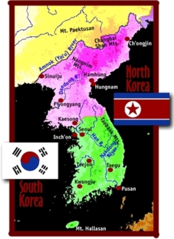 north and south korea