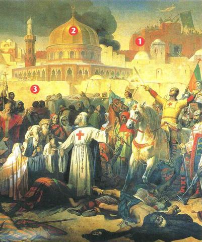 Prise de Jérusalem par les croisés