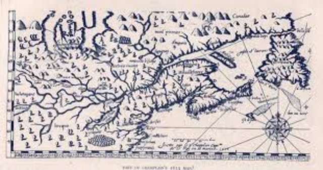 Champlain maps Quebec