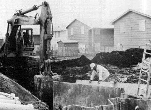 Remedial construction begins