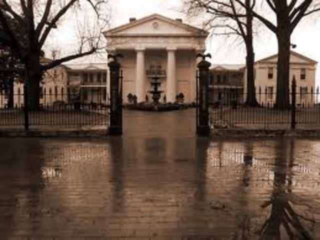 The Old State House was built and became the HQ for Arkansas's Gvernment