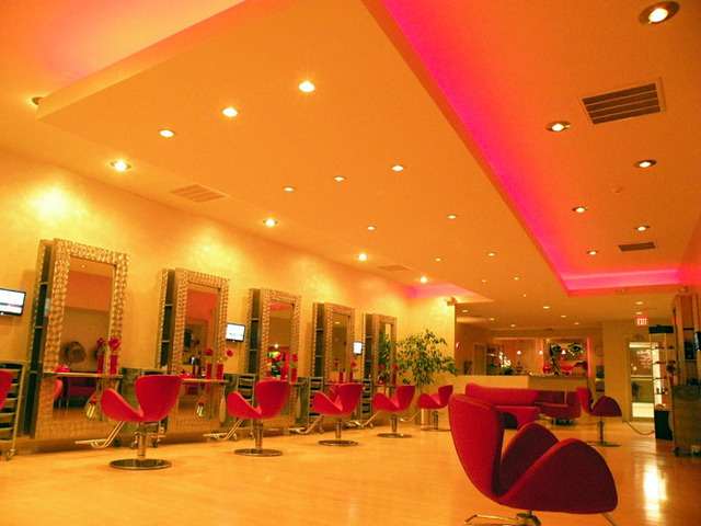 Get a job at a salon.