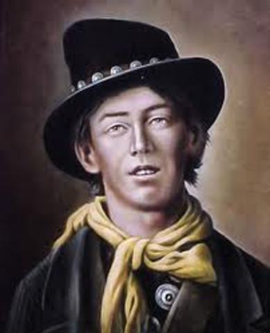 Billy the Kid enters New Mexico