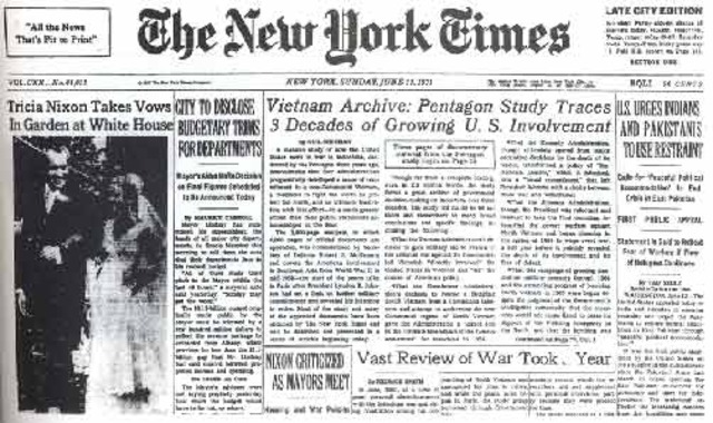 Pentagon papers released