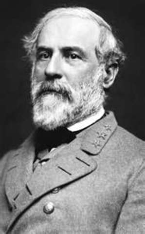 Robert E. Lee is offered command of the U.S. Army, but delclines