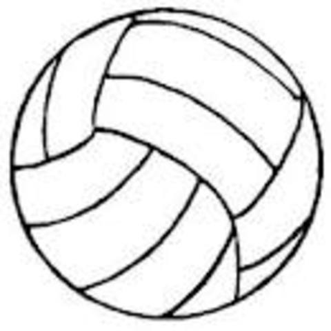 Primera práctica de voleibol