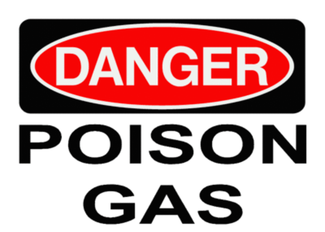 Auschwitz concentration camp uses poisonous gas