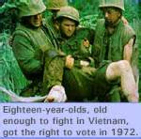 18 Year Olds Given Right to Vote