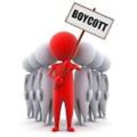Boycott on American businesses