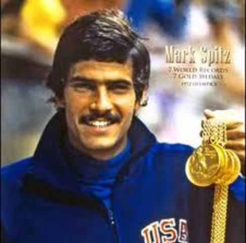 Mark Spitz Wins 7 Gold Medals