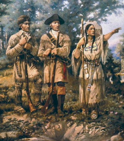 Lewis, Clark, Sagajawea Expedition begins