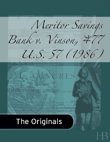 Meritor Savings Bank v. Vinson