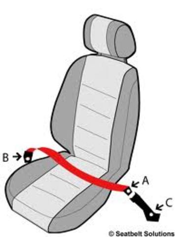 the first lap-type belt