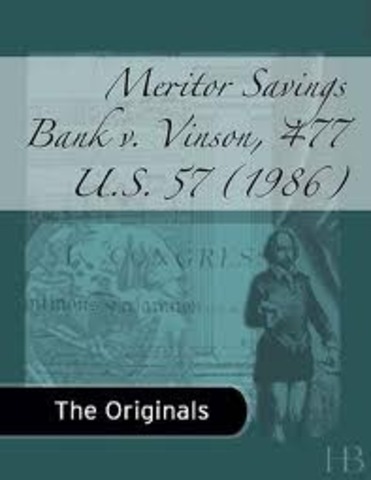 Meritor Savings Bank vs. Vinson