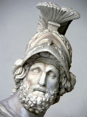 Patroclus, using Achiles' armor, enters battle