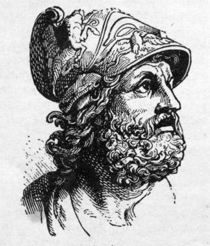 Agamenon sacrifices his own daughter;Iphingenia