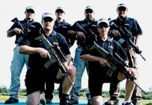 I shot a gun for the first time