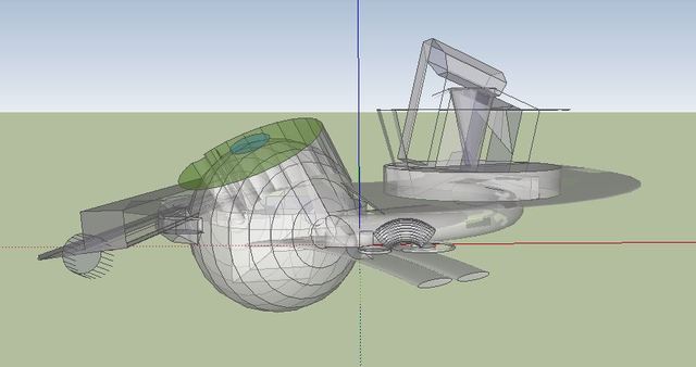 Experimenation about relations between modelling in 3 dimensions and soundscape