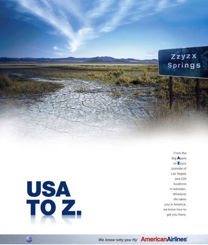 Airlines Advertisement