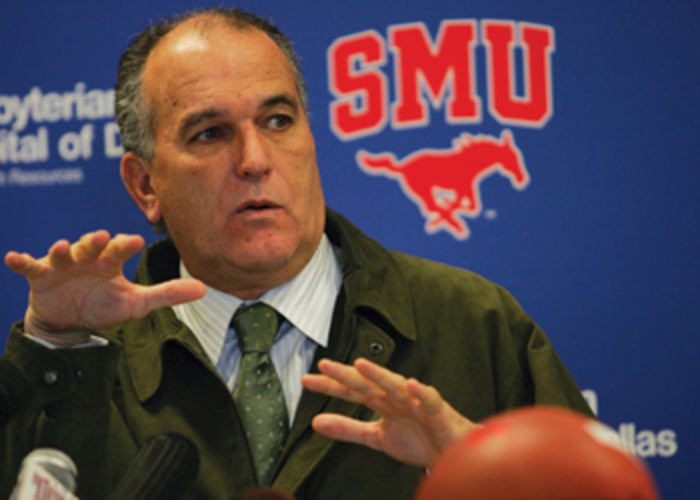 SMU introduces June Jones as head football coach