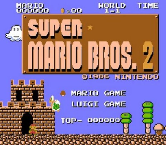 Super Mario Bros. 2 Debute