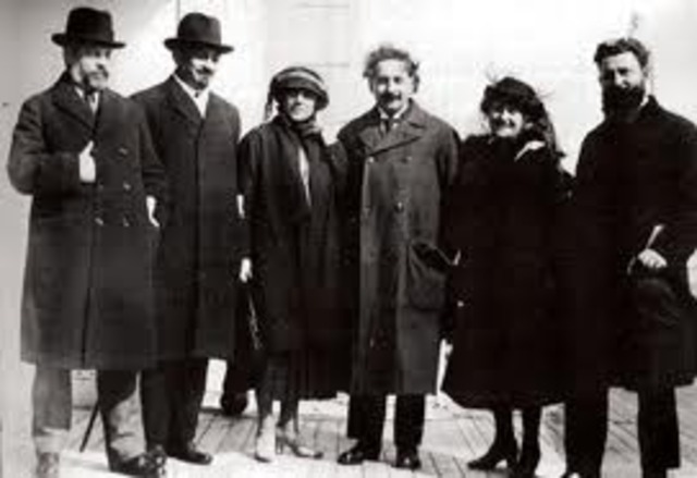 Einstein's first visit to the US