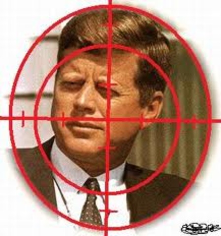 president kennedy shot dead