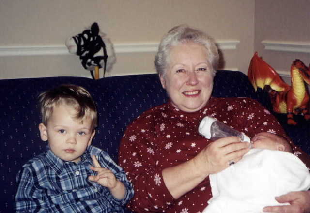 Grandma comes to visit