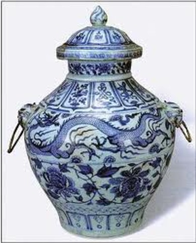 La porcelana es inventada en China