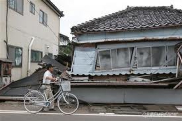 On this day in history earthquake occurs in Japan, killing seven and causing a pipe at a nuclear power plant to break and release about 300 gallons of radioactive water.