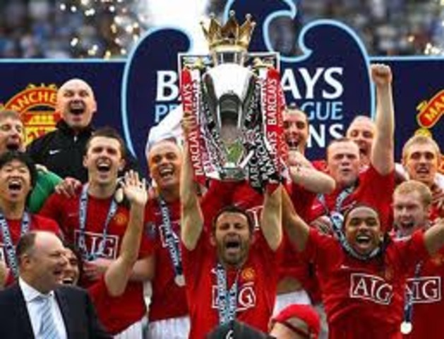On this day in history manchester United wins the English Premier League.