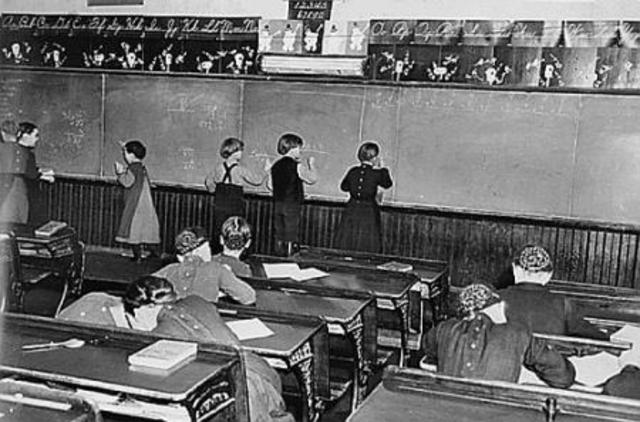 Chalkboard first used