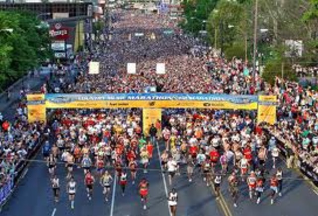 start running marathons with my fiance