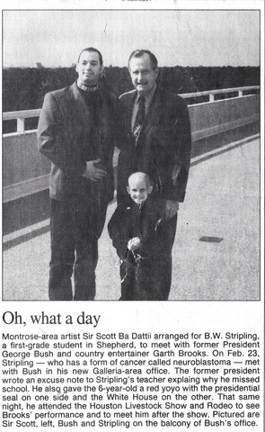 Met w/ Former President G.H.Bush