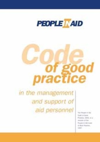 People In Aid Code of Good Practice first published