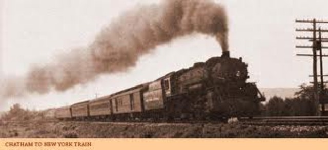 railroads transporting troops and supplies