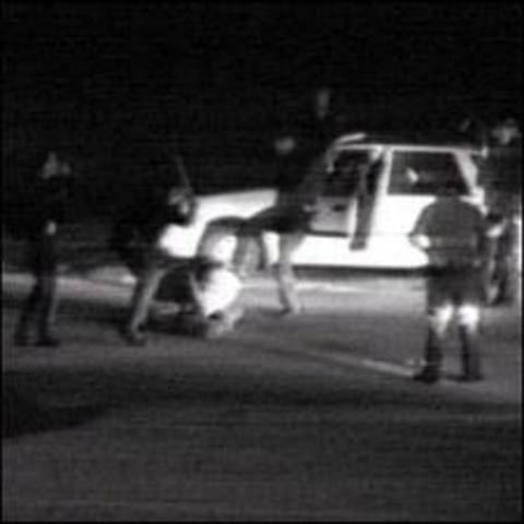 King was viciously beaten by four LAPD officers after they pull him over for speeding