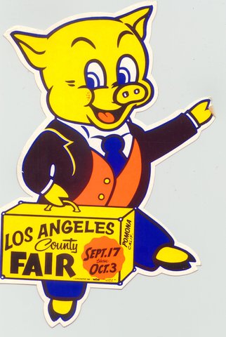 Thummer the Pig was Introduced as the Fair's Official Mascot!