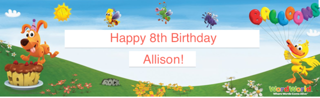 Allison's 8th Birthday