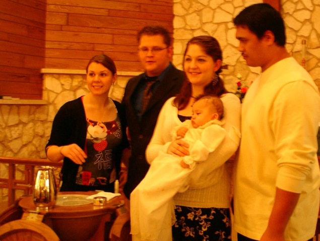 Maeli was baptized