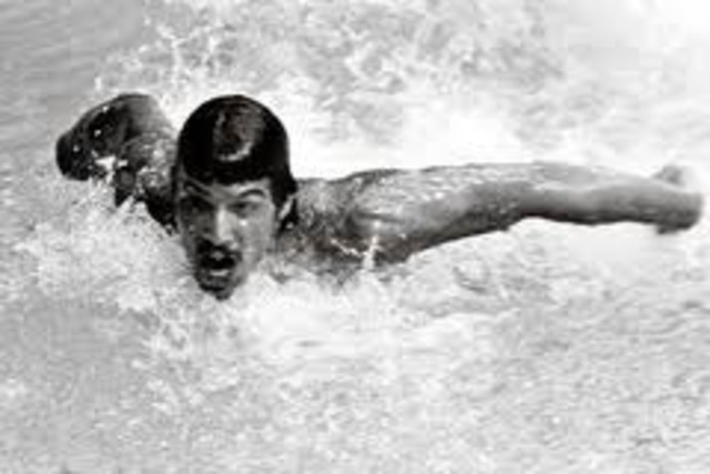 Mark Spitz at the olympics