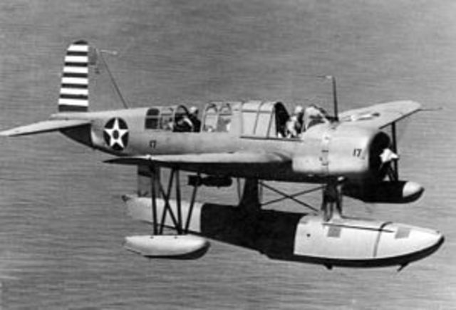 Vought OS2U-3 (marked #55) Kingfisher Crashes in Alaska