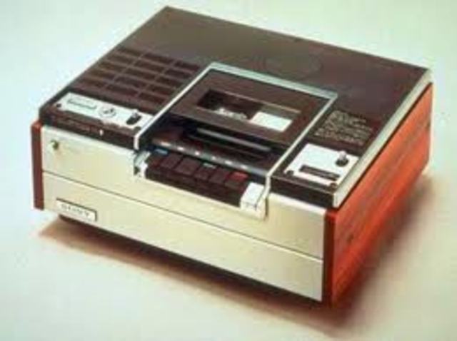 •	Betamax VCR’s released