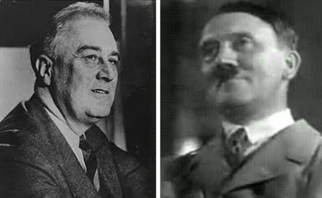 Roosevelt meets Hitler